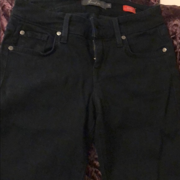 LAST CHANCE Level 99 Black Dahlia Flare Trouser Pant Jean - Picture 6 of 8